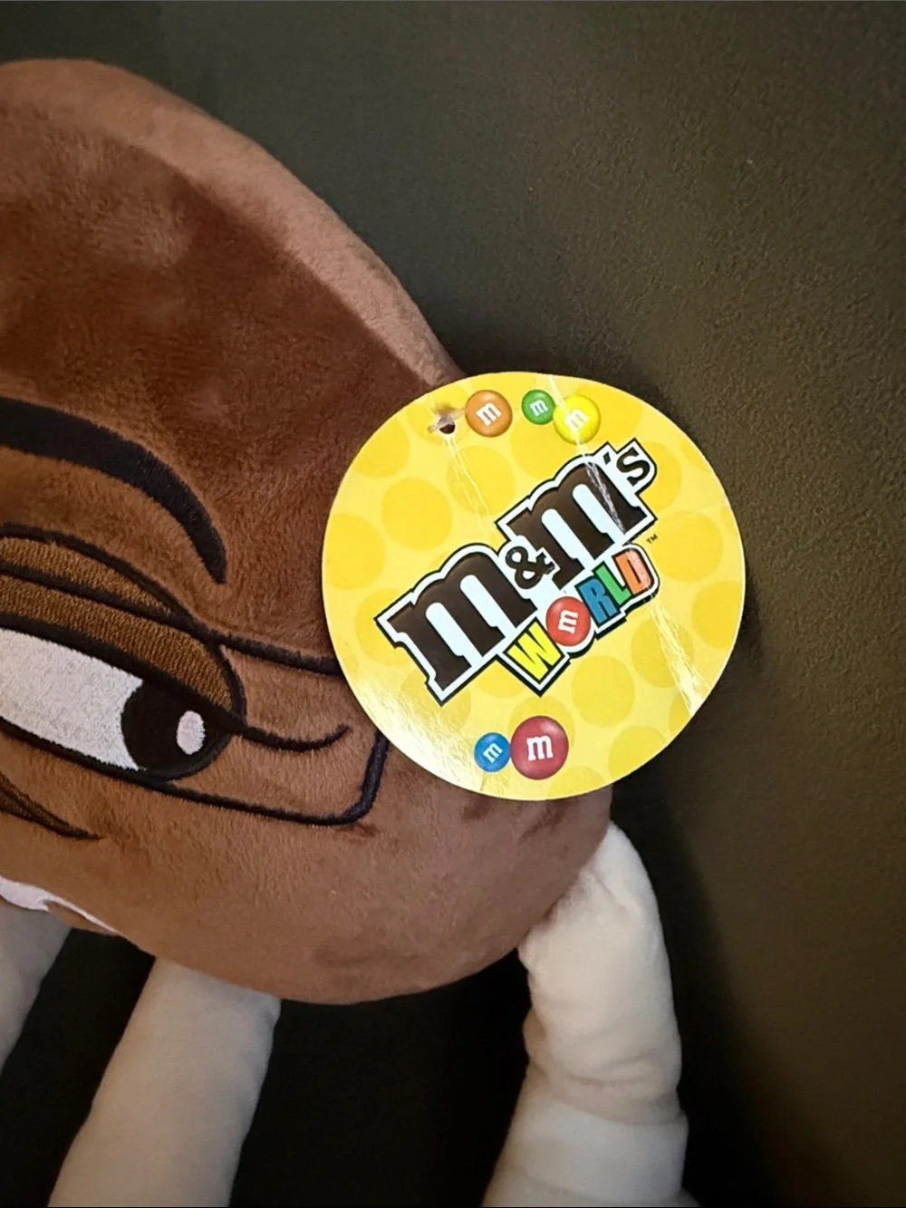 M&M'S Brown Plush Character Pillow